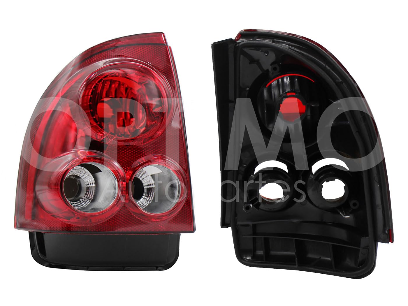 2004 - 2008 CHEVROLET CHEVY C-2 4PTAS CALAVERA IZQ S/ARNES (MONZA) (ROJO/BLANCO/BLANCO)