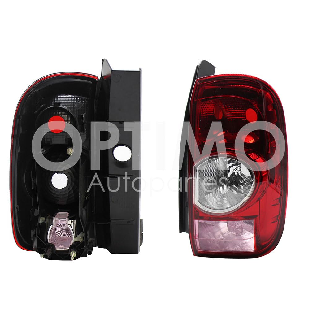 Calavera Derecha Compatible con DUSTER 2013 2014 2015 2016 S/ARNES (ROJO/BLANCO/ROSA)