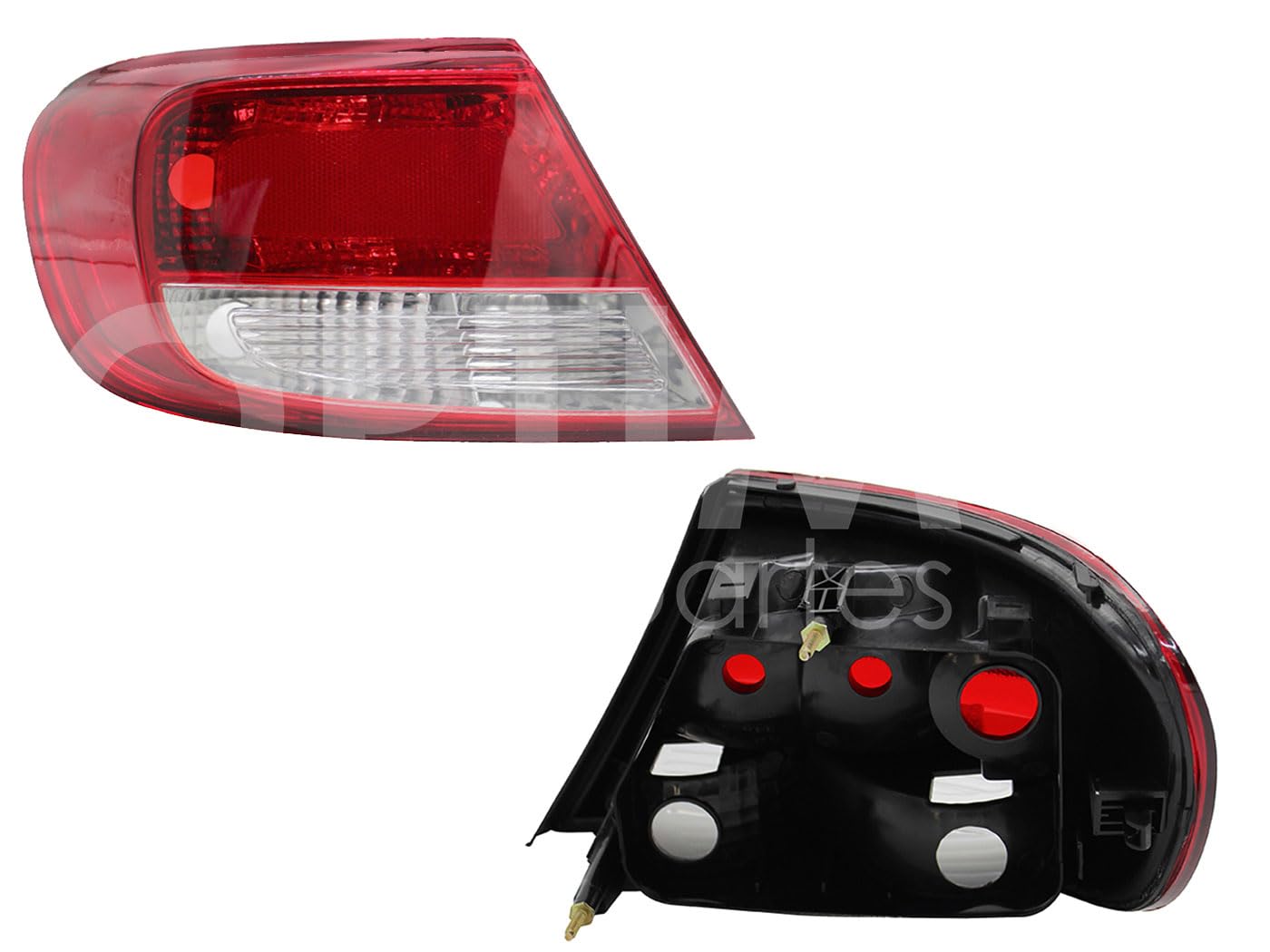 2008 - 2012 VOLKSWAGEN GOL H-BACK CALAVERA IZQ S/ARNES CLARA 5PTAS (ROJO/BLANCO)