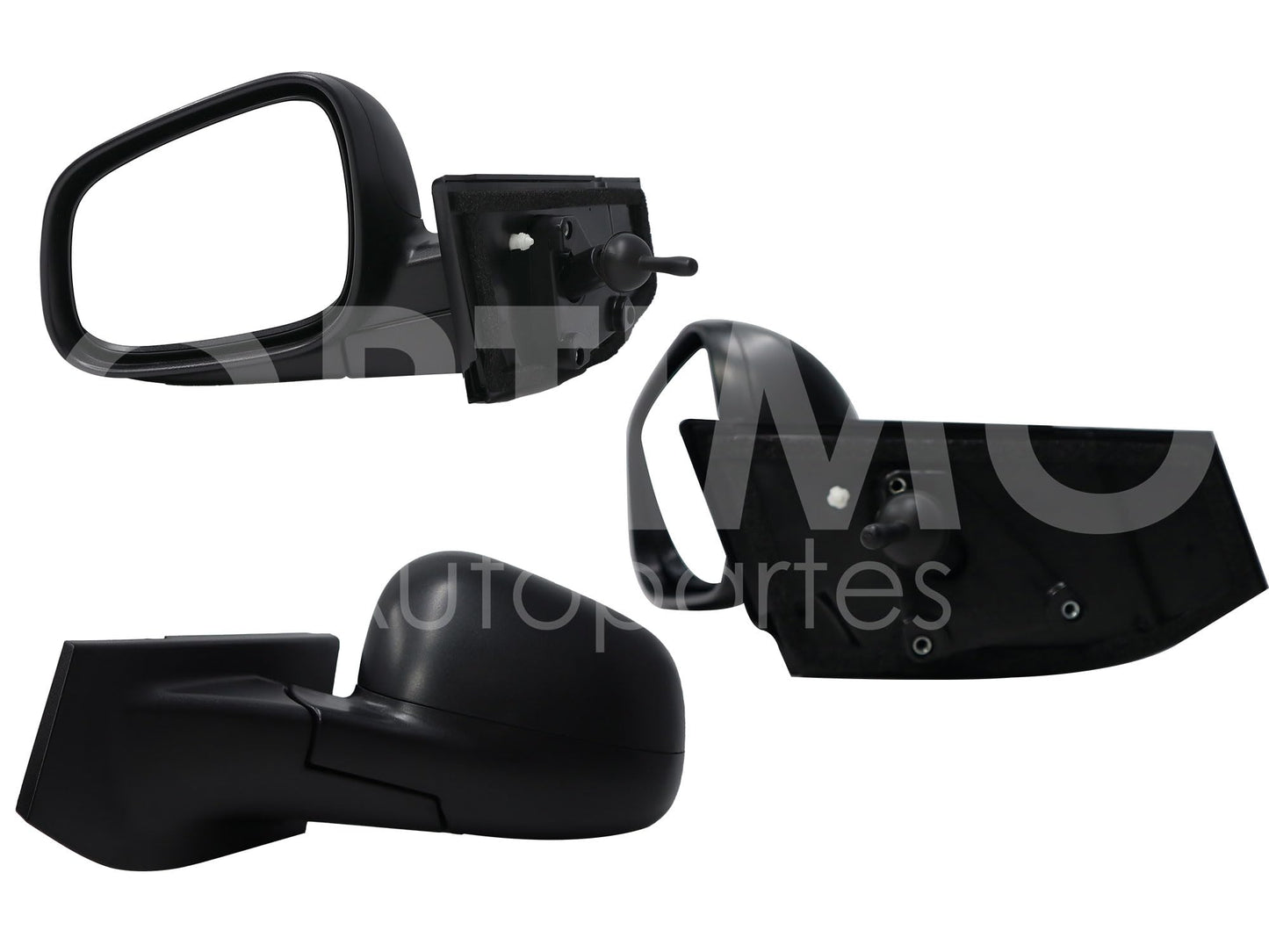 CHEVROLET SPARK CLASSIC 2011 2012 2013 2014 2015 2016 2017 ESPEJO IZQ MANUAL NEGRO POROSO C/CONTROL (BEAT 18-21 4-5PTAS)