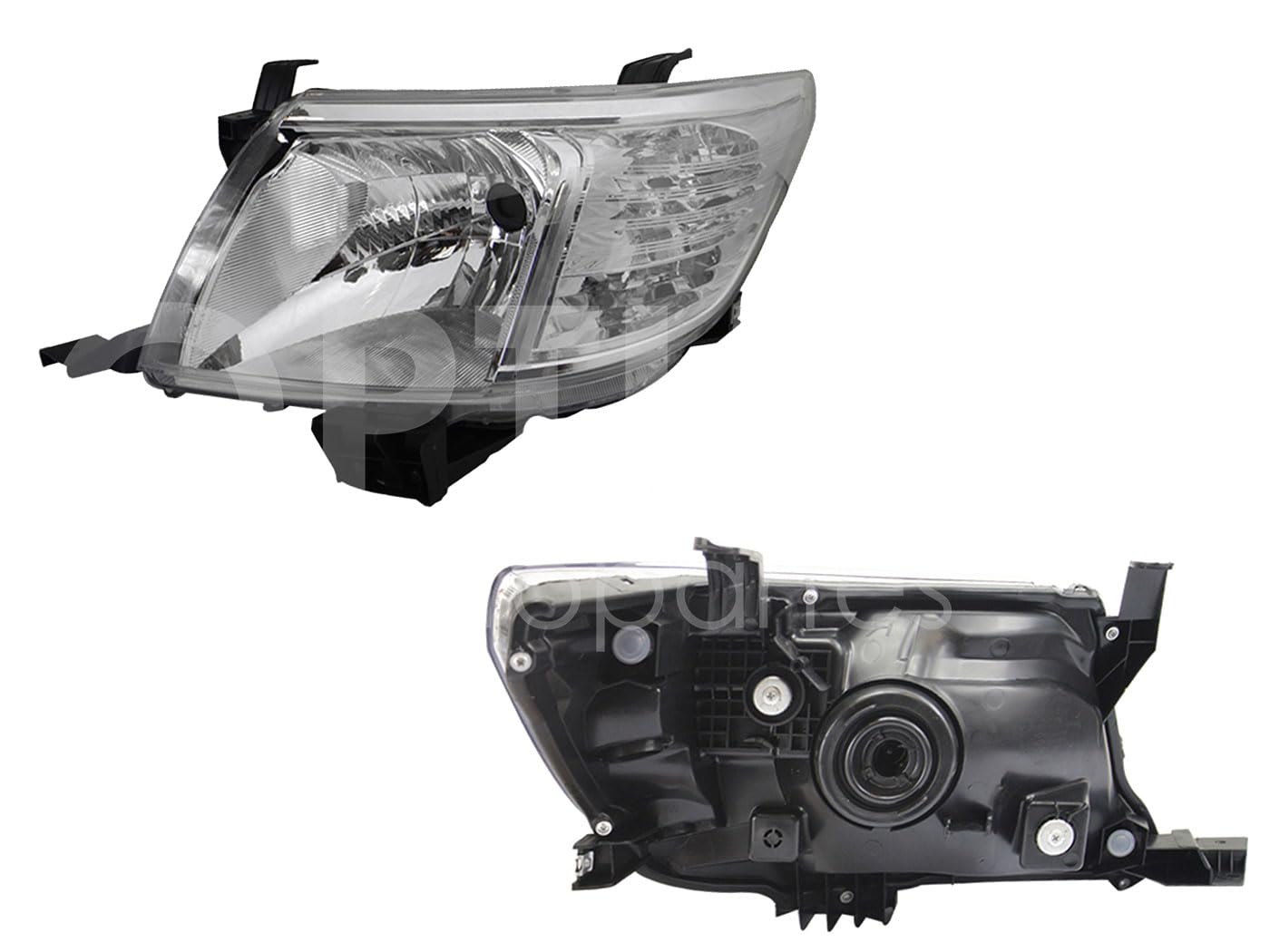 2012 - 2015 TOYOTA HILUX FARO IZQ FONDO CROMADO