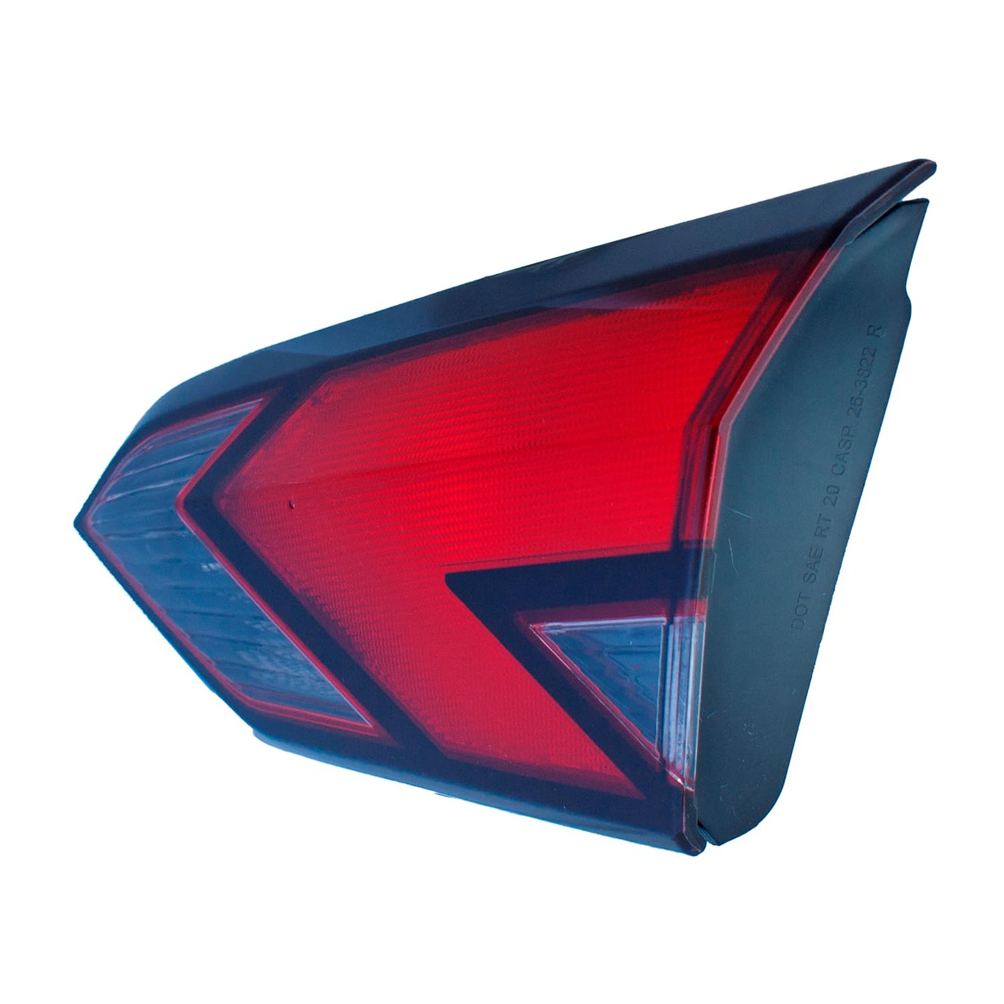 Calavera Derecha Interior Compatible con Versa 2020 2021 2022 2023 2024 | Sin Arnes | Con Filo Oscuro | Rojo Blanco Rojo