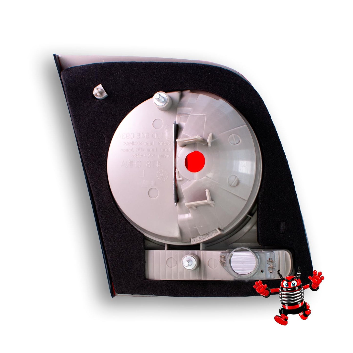 Calavera Derecha Interior sin Arnes Clara Compatible con VW Jetta Clasico 2008 2009 2010 2011 2012 2013 2014 2015 | Rojo Blanco