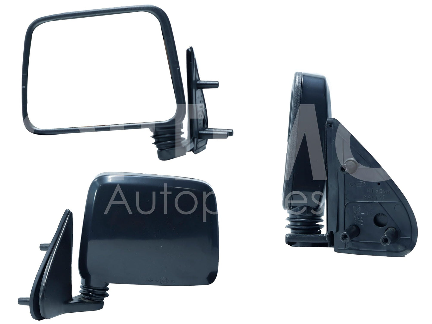 NISSAN D-21 1994 1995 1996 1997 1998 1999 2000 2001 2002 2003 2004 2005 2006 2007 ESPEJO IZQ MANUAL NEGRO POROSO (BASE INT PLASTICO) (NP-300 D-22 08-15)