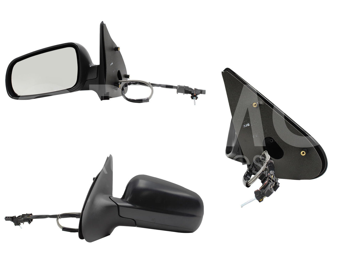 SEAT IBIZA 1999 2000 2001 2002 ESPEJO IZQ MANUAL NEGRO POROSO C/CONT CONCHA GRANDE (CORDOBA 99-02/DERBY 99-09)