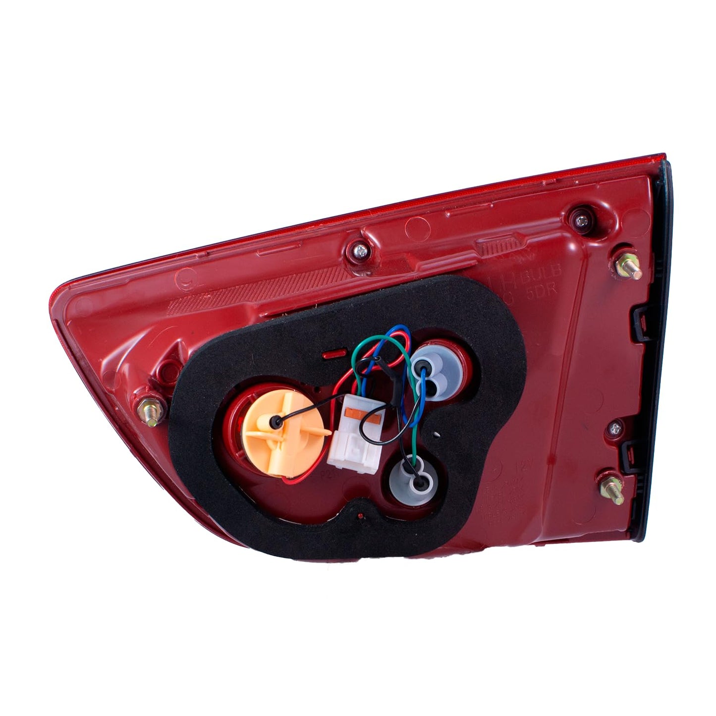 Calavera Izquierdo Interior Compatible con Rio H-BACK 5 Puertas 2018 2019 202 2021 2022 2023 | Rojo Blanco | Con Arnes |