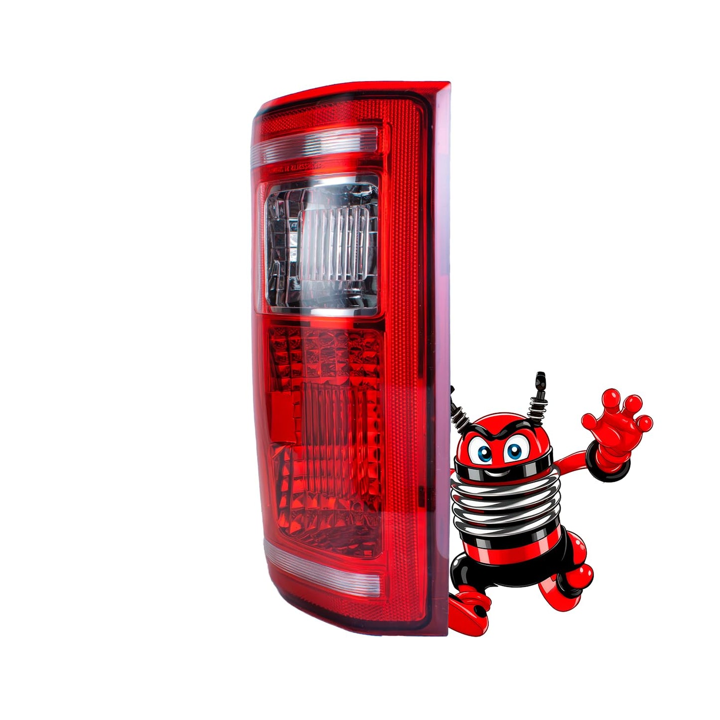 Calavera Derecha Compatible con F-150 2015-2017 S/ARNES (BLANCO/ROJO/BLANCO)