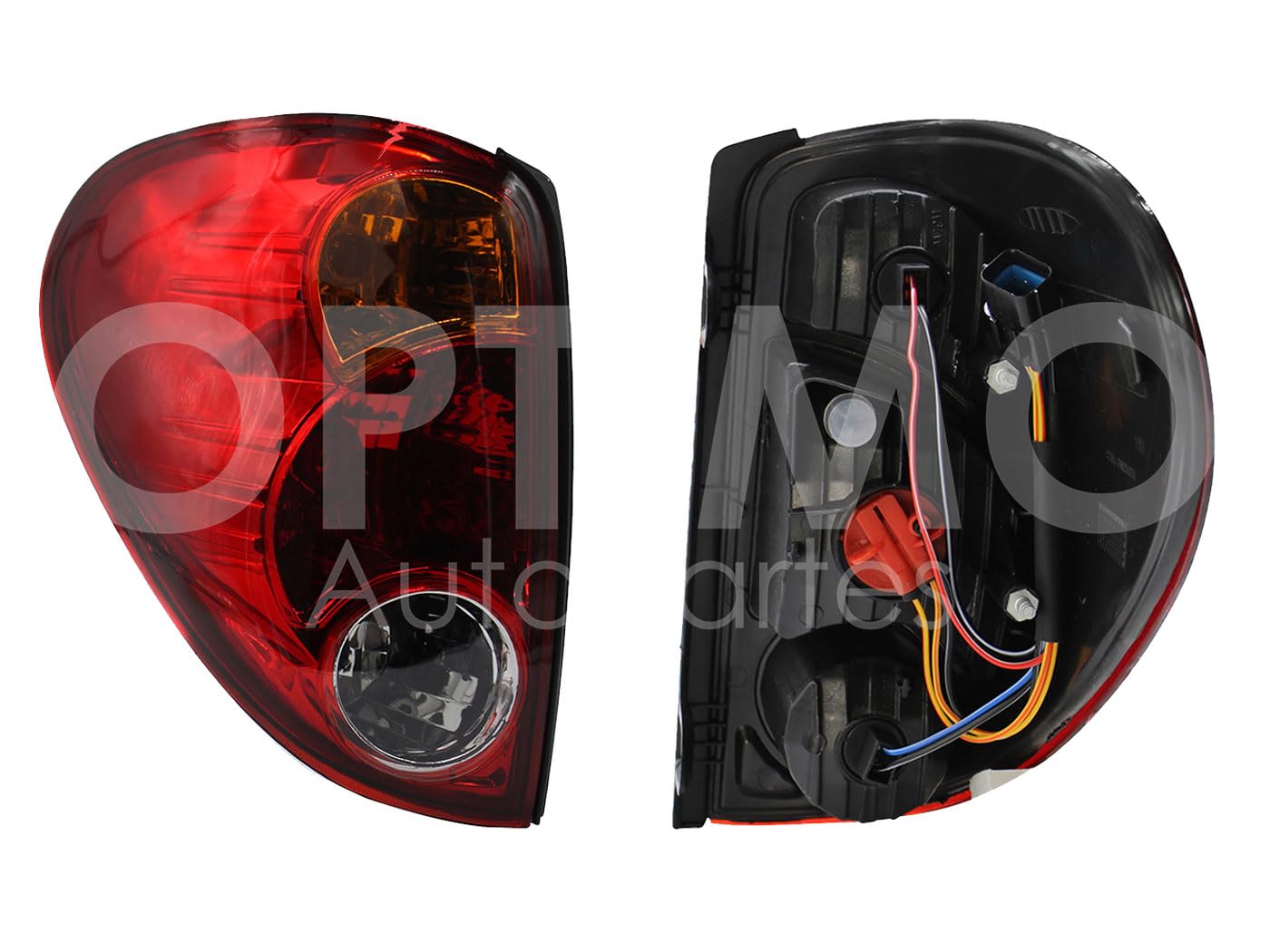 2008 - 2015 MITSUBISHI L200 CALAVERA IZQ C/ARNES (ROJO/AMBAR/BLANCO)