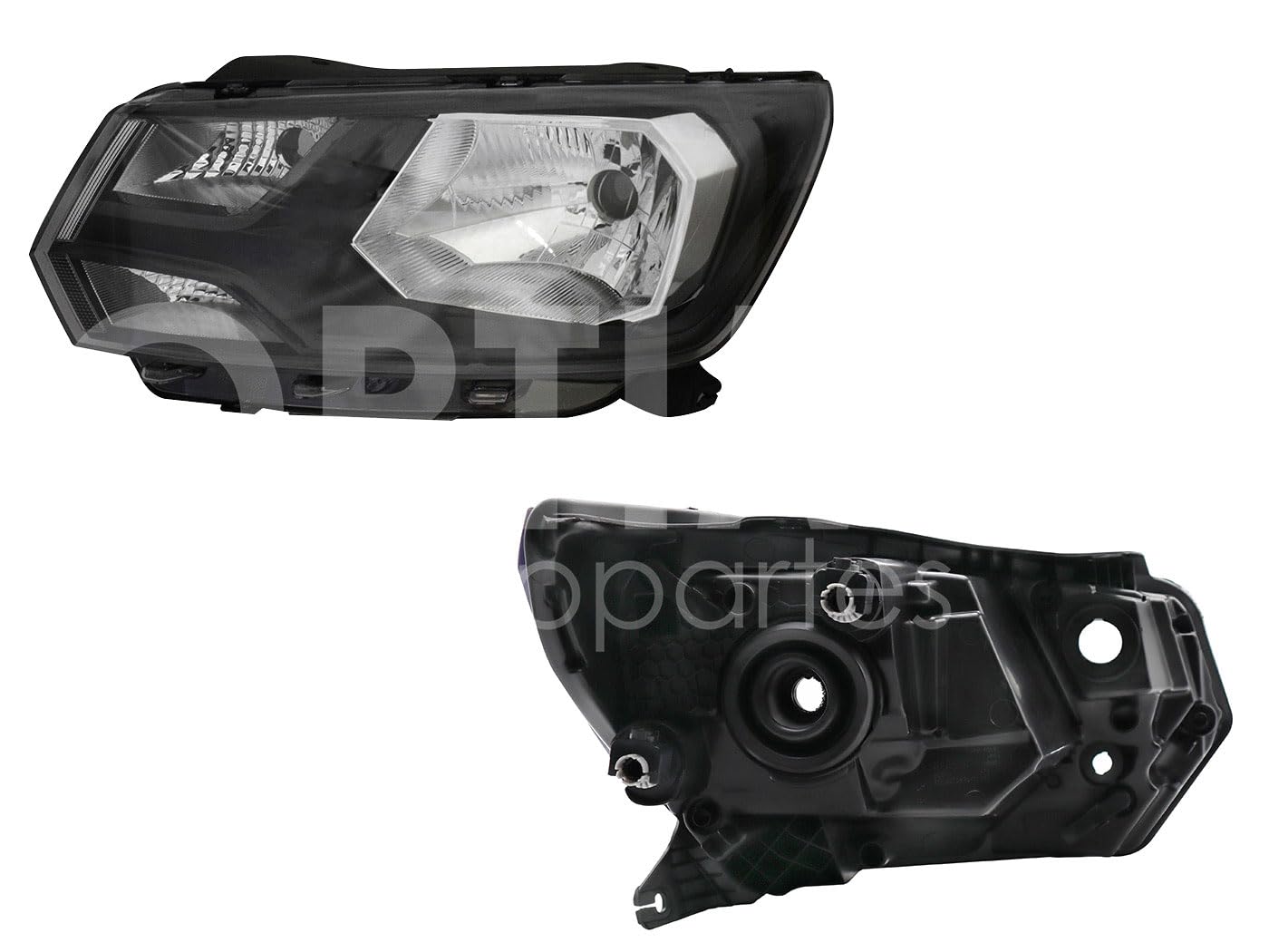 Faro Izquierdo Compatible con GOL 2019 2020 2021 F/NEGRO UN AS (SAVEIRO 17-23)