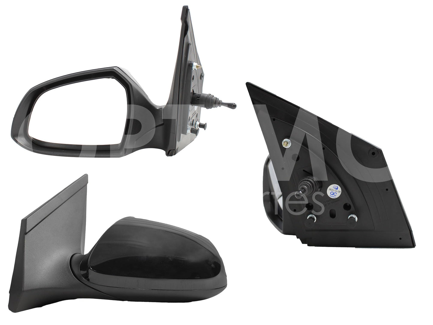 HYUNDAI GRAND I-10 2015 2016 2017 2018 2019 2020 ESPEJO IZQ MANUAL NEGRO P/PINTAR C/CONTROL (SEDAN/H-BACK)