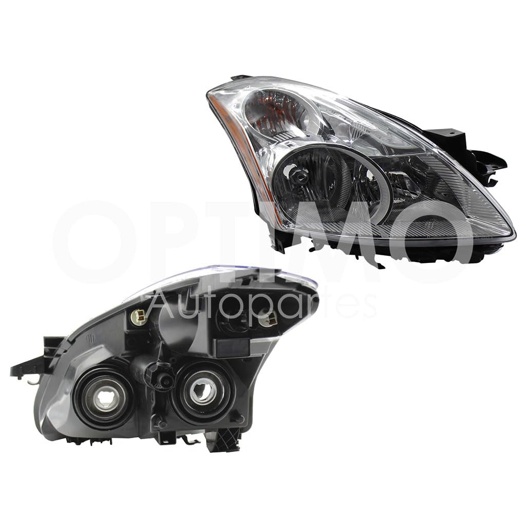Faro Derecho Compatible con ALTIMA SEDAN 2010 2011 2012 F/CROMADO C/CUARTO AMBAR HALOGENO