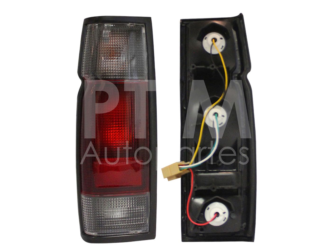 2002 - 2007 NISSAN D-21 CALAVERA IZQ C/ARNES (NP-300 D-22 08-15) (BLANCO/ROJO/BLANCO)