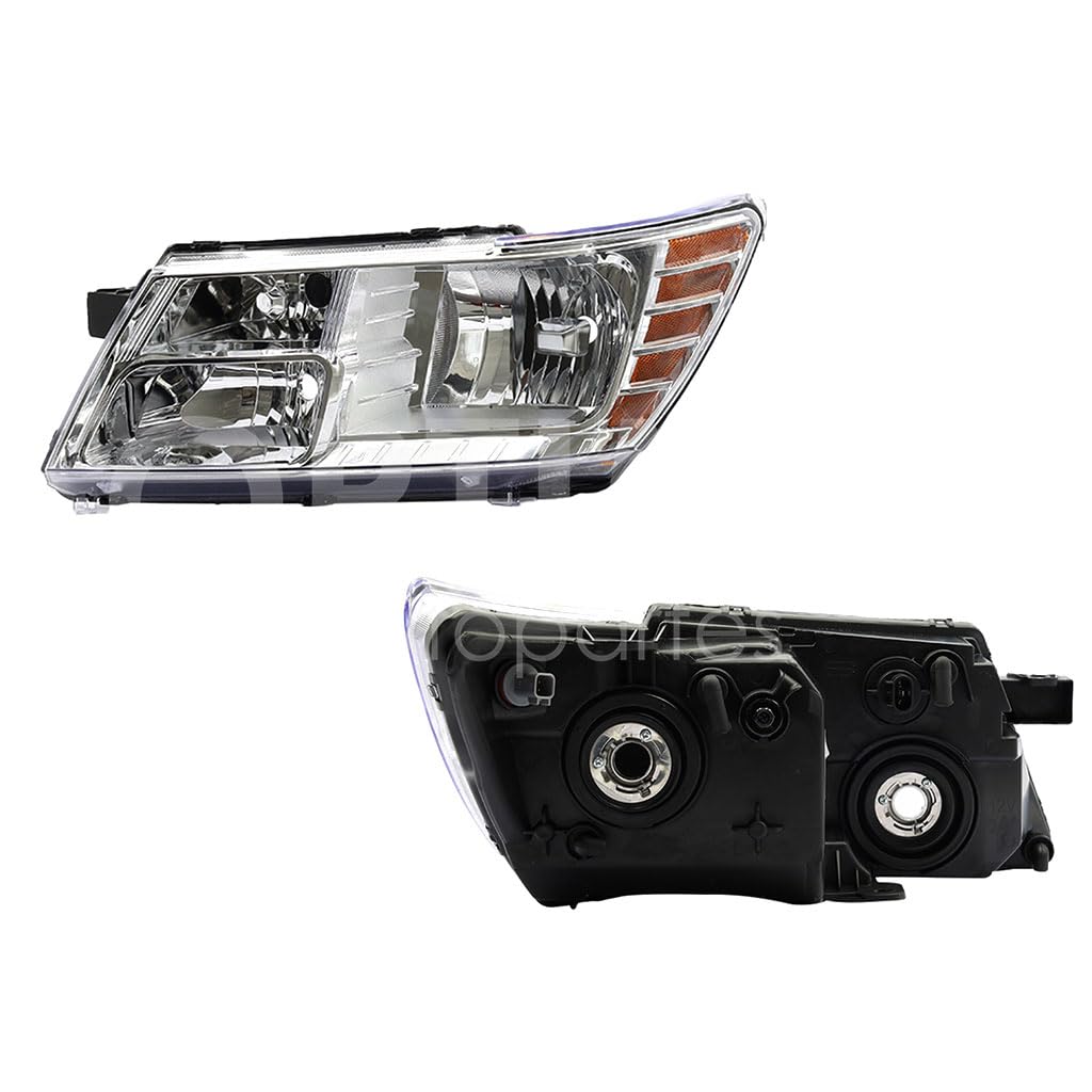 Faro Izquierdo Compatible con JOURNEY 2009 2010 2011 2012 2013 2014 2015 2016 2017 2018 2019 2020 F/CROMADO C/MICA AMBAR