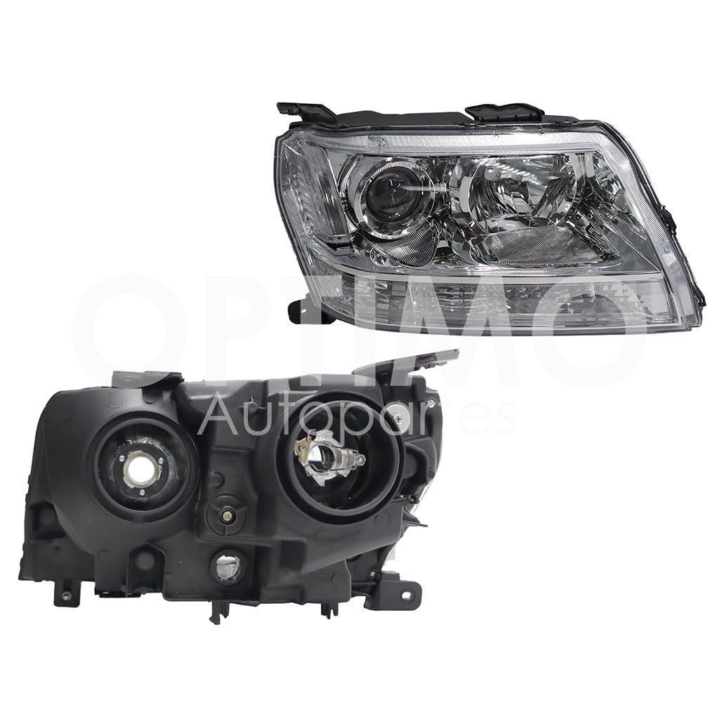 Faro Derecho Compatible con GRAND VITARA 2009 2010 2011 2012 2013 2014 2015 F/CROMADO C/CUARTO BLANCO