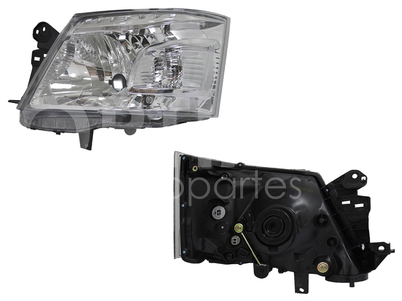 Faro Izquierdo Compatible con NV-350 2013 2014 2015 2016 2017 2018 F/CROMADO