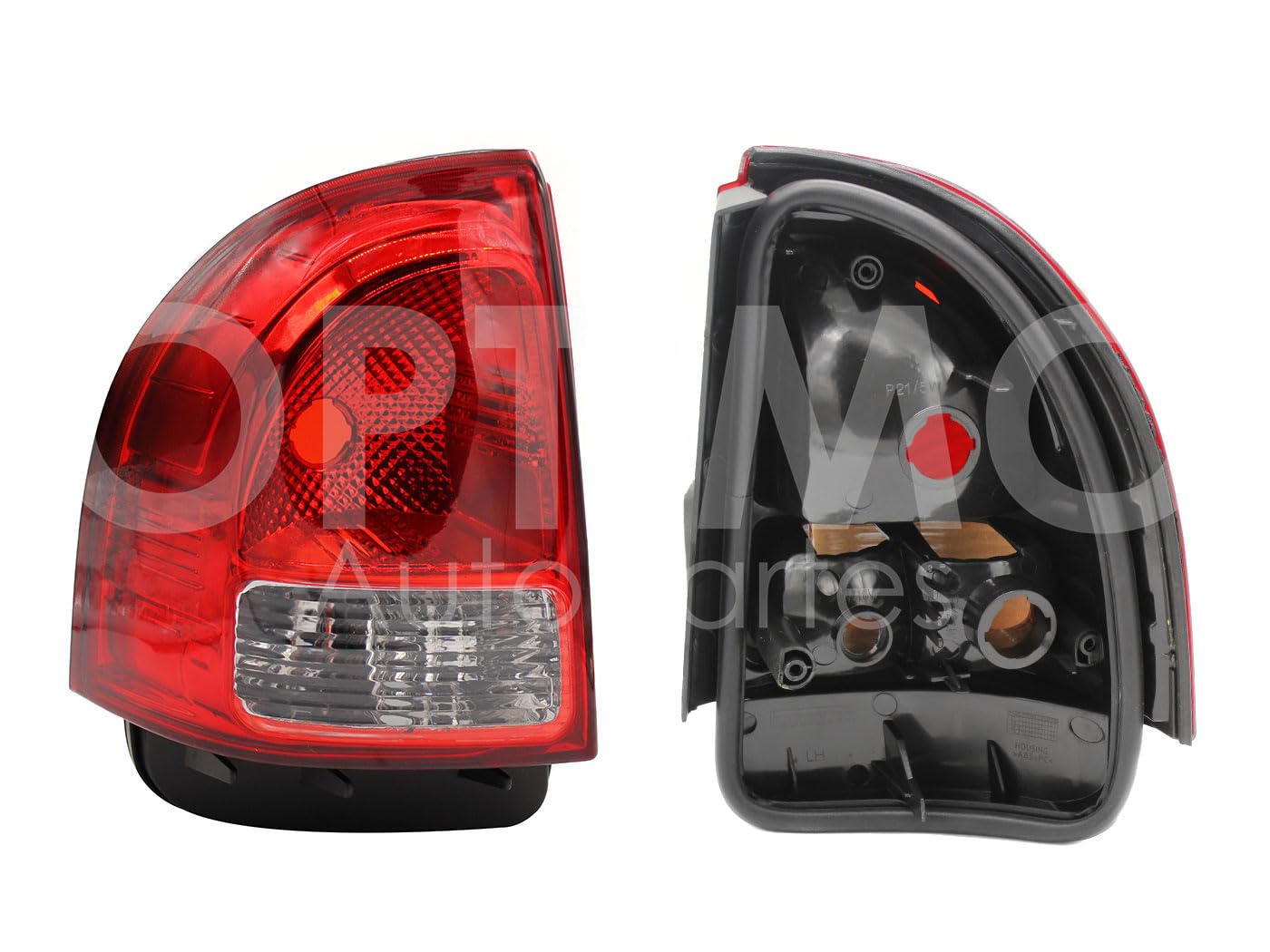 2009 - 2012 CHEVROLET CHEVY C-3 4PTAS CALAVERA IZQ S/ARNES (MONZA) (ROJO/BLANCO)