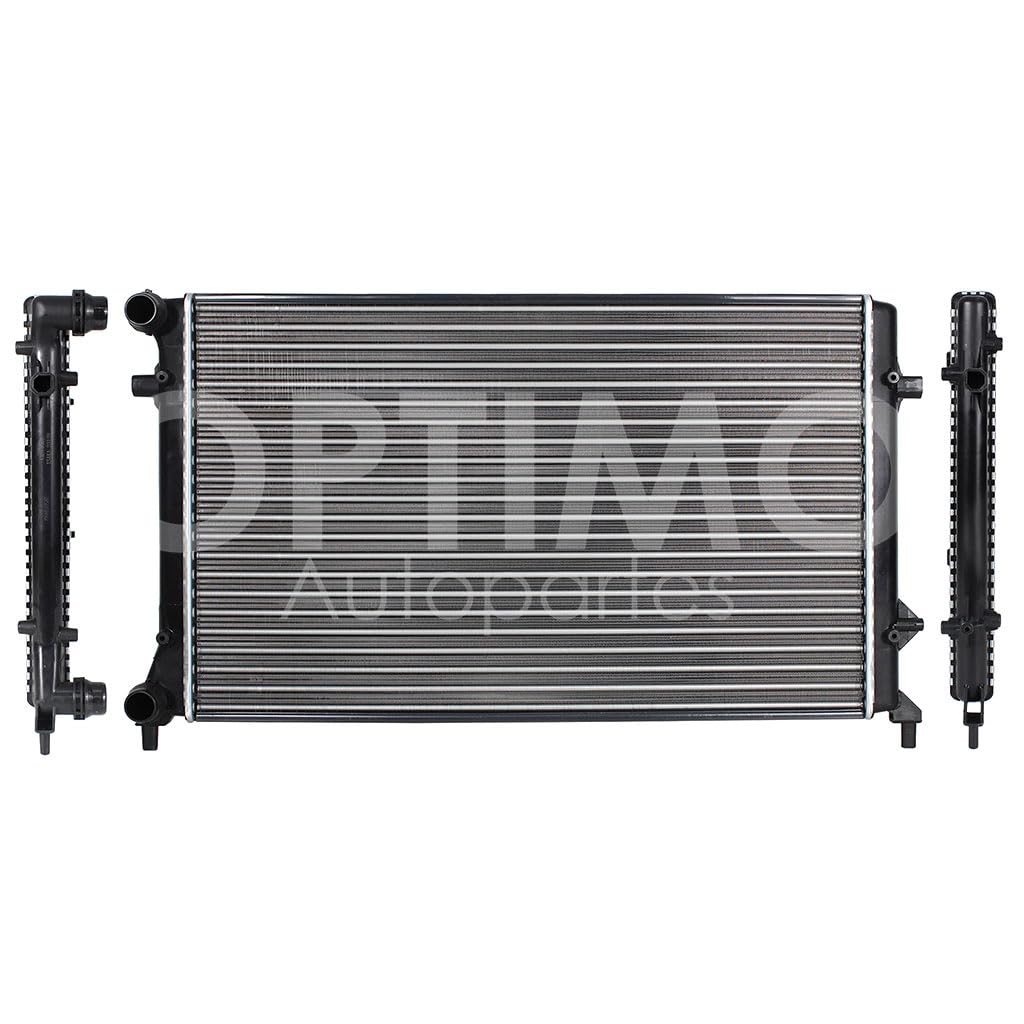 VOLKSWAGEN BORA 2.5L GASOLINA 2006 2007 2008 2009 2010 RADIADOR AGUA C/S AIRE STD/AUT 670*420*22MM T/MECANICO