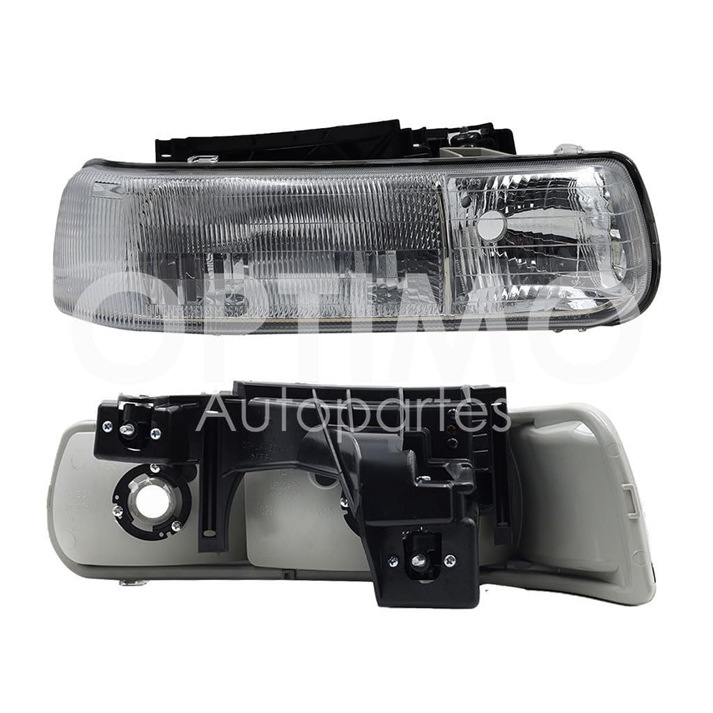 1999 - 2002 CHEVROLET SILVERADO FARO DER F/CROMADO C/BASE (SUBURBAN 00-03/SONORA 00-06)