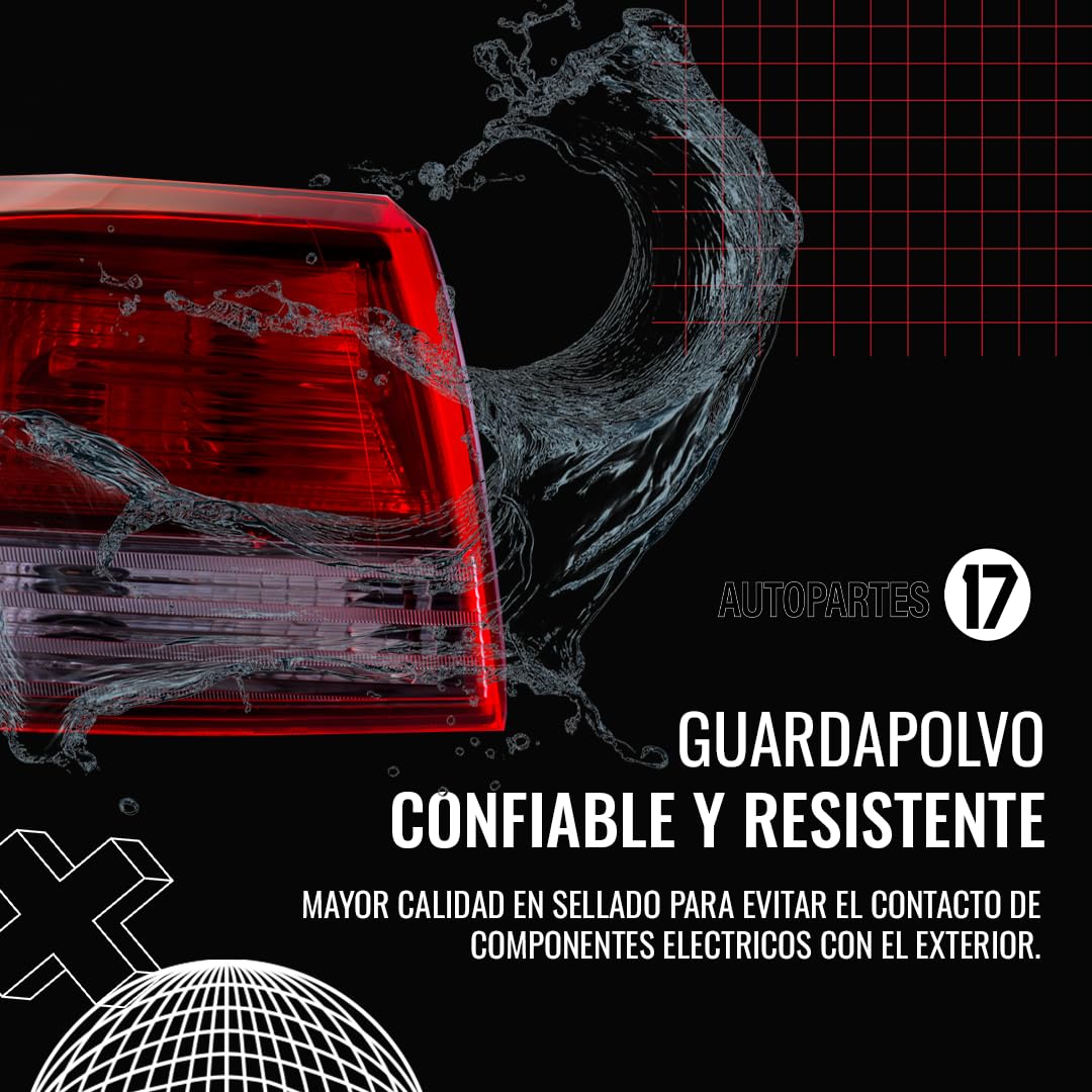 Calavera Derecha Exterior Compatible con HRV 2019 2020 2021 2022 S/ARNES C/LED (ROJO/BLANCO)