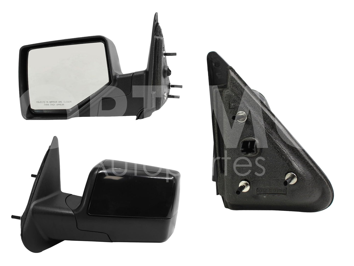 FORD RANGER 2010 2011 2012 ESPEJO IZQ MANUAL NEGRO S/CONTROL