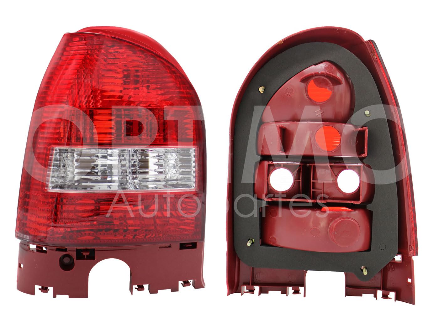 2000 - 2005 VOLKSWAGEN POINTER CALAVERA IZQ S/ARNES CLARA 5PTAS (ROJO/BLANCO)