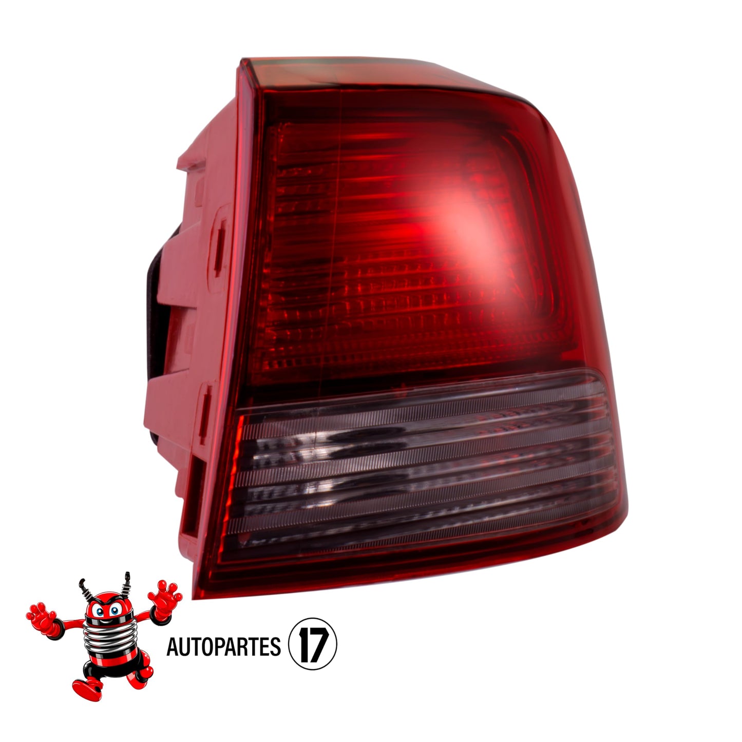 Calavera Exterior Derecha Compatible con Rio Sedan 4 Puertas 2018, 2019, 2020, 2021, 2022 y 2023 | Rojo Blanco | Con Arnes (FCNA0111) |