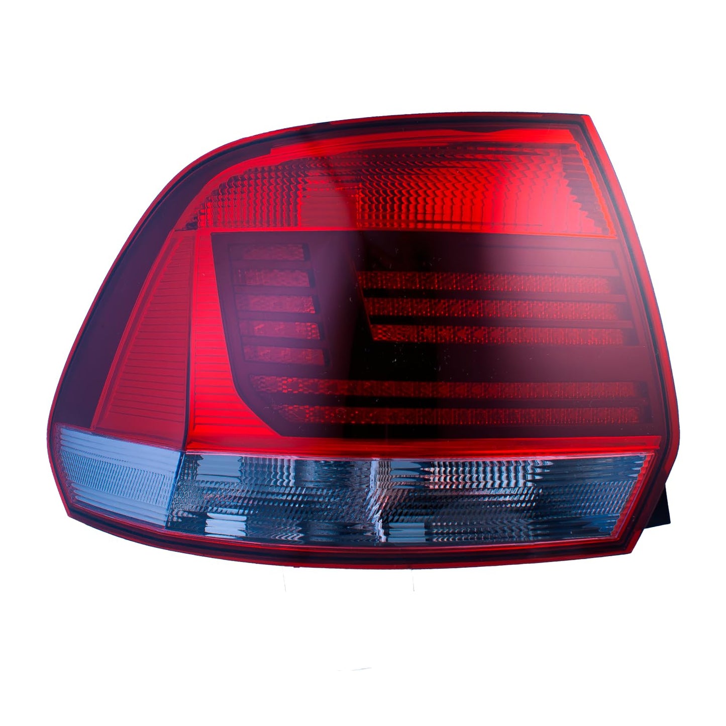 Calavera Izquierda Compatible con VW Vento 2016 2017 2018 2019 2020 2021 2022 | Sin Arnes | Color Rojo con Blanco