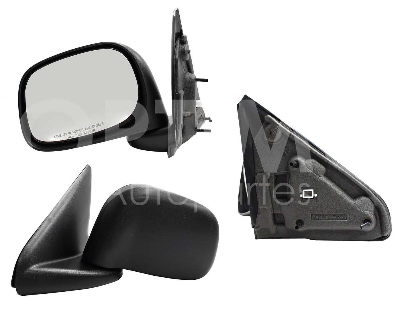 CHRYSLER / DODGE RAM 2002 2003 2004 2005 2006 2007 2008 ESPEJO IZQ MANUAL NEGRO POROSO