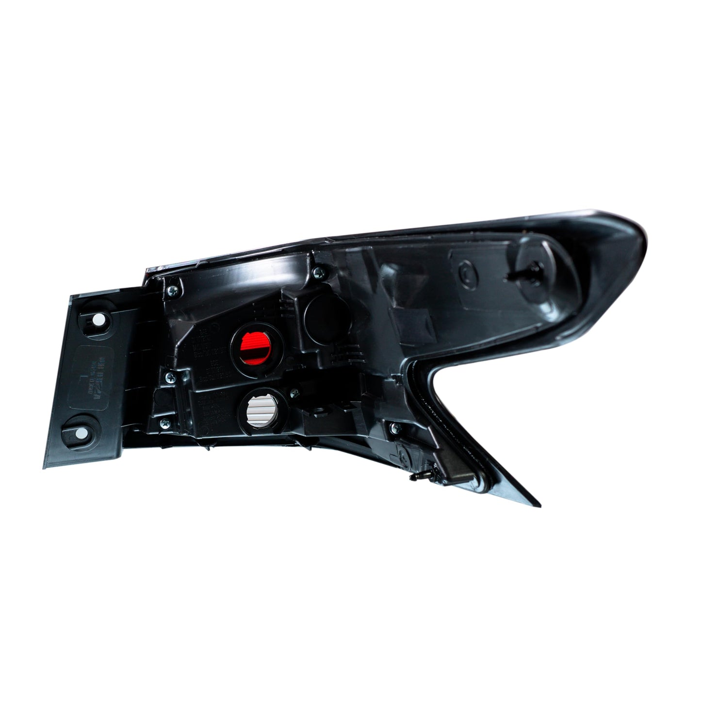 Calavera Izquierda Exterior Compatible con Versa 2020 2021 2022 2023 2024 | Sin Arnes | Con Filo Oscuro | Rojo Blanco Rojo