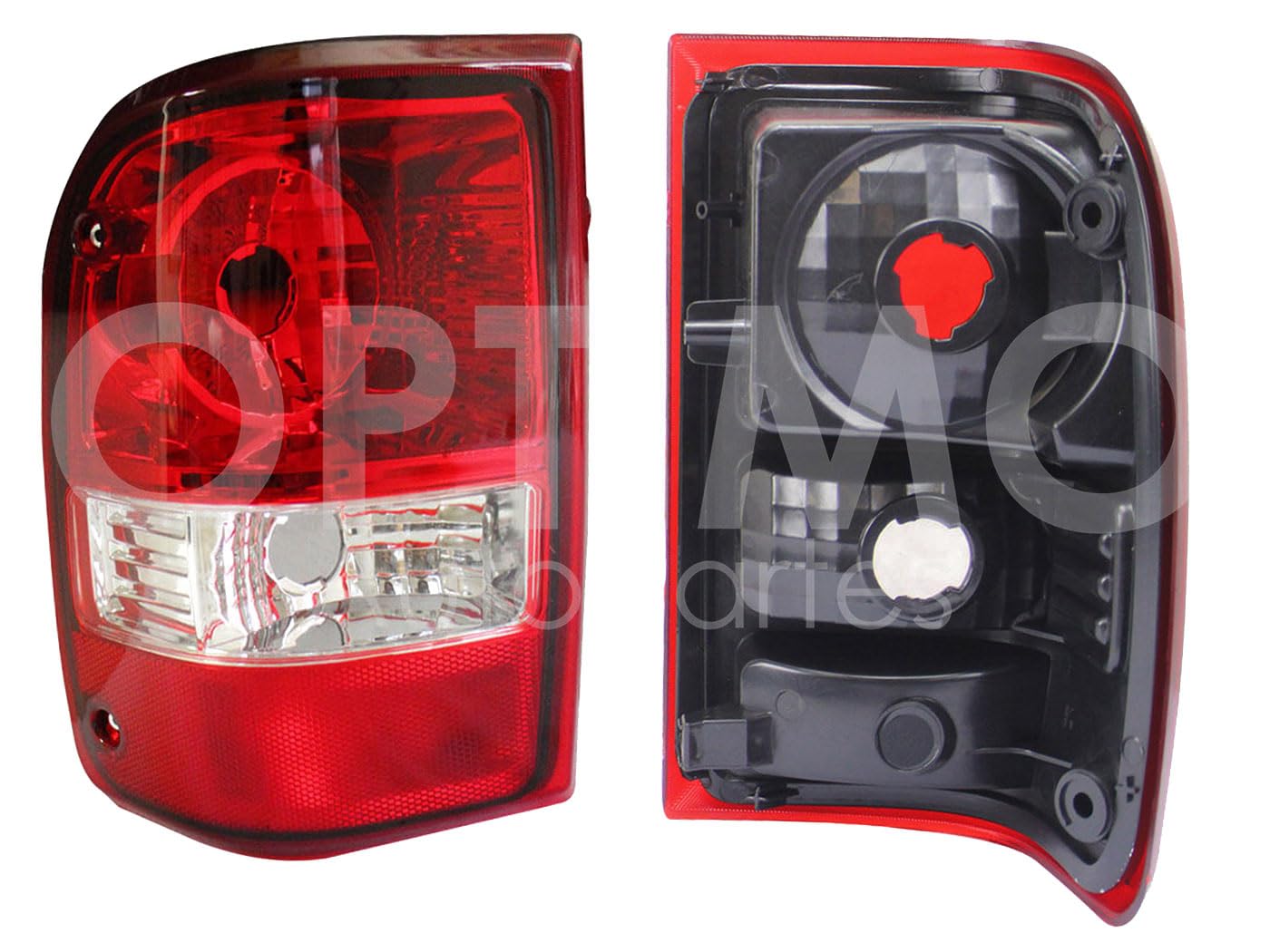 2005 - 2009 FORD RANGER USA CALAVERA IZQ S/ARNES CLARA (ROJO/BLANCO/ROJO)