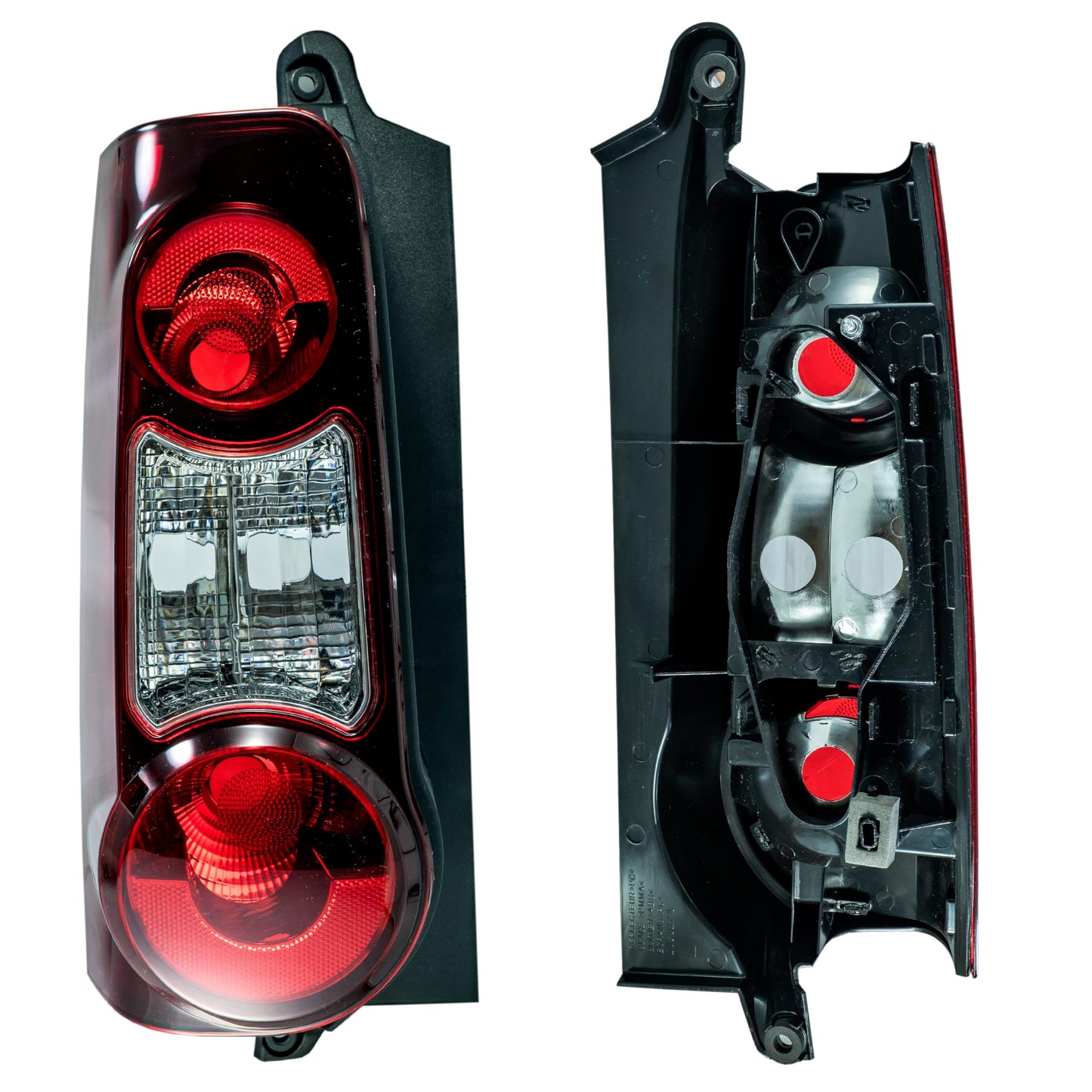 CALAVERA izquierdo S/ARNES OSCURA (ROJO/BLANCO/ROJO) COMPATIBLE CON PEUGEOT PARTNER MAXI2013-2019