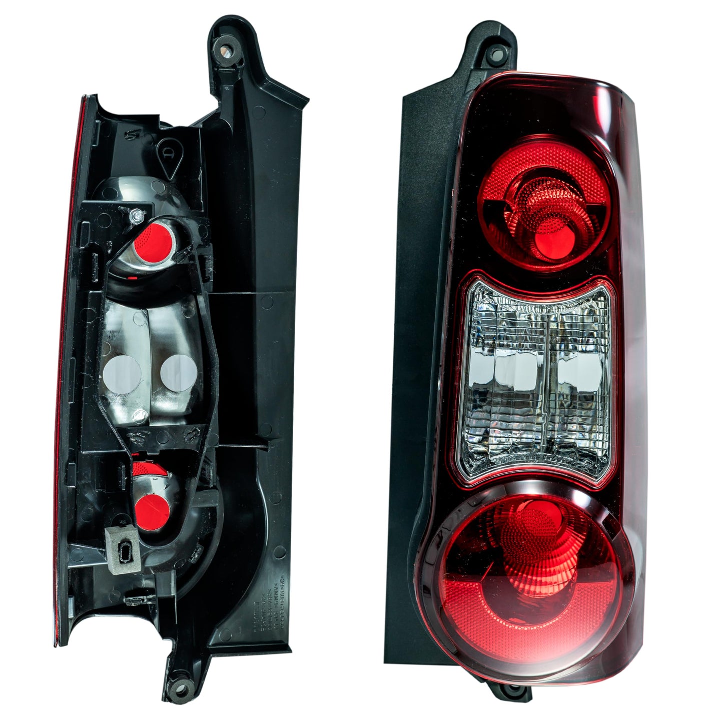 CALAVERA derecho S/ARNES OSCURA (ROJO/BLANCO/ROJO) COMPATIBLE CON PEUGEOT PARTNER MAXI2013-2019