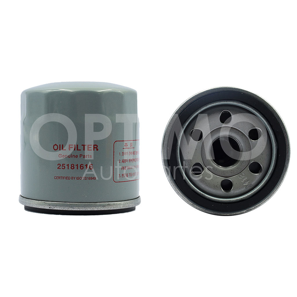 CHEVROLET SPARK 1.2L 2022 2023 2024 FILTRO DE ACEITE C/ SMARTECH II (BEAT 18-21/AVEO 24-26/TORNADO VAN 21-25/GROOVE 22-25/CAVALIER 22-24)