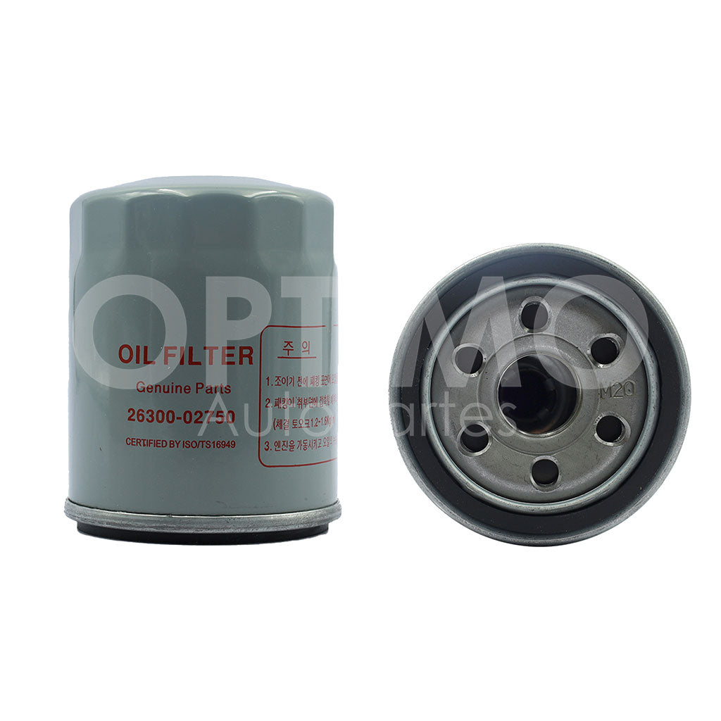 CHRYSLER / DODGE ATOS 1.1L 1994 1995 1996 1997 1998 1999 2000 2001 2002 2003 2004 2005 2006 2007 2008 FILTRO DE ACEITE C/ ALTO 77MM (I-10 1.1L 11-14)