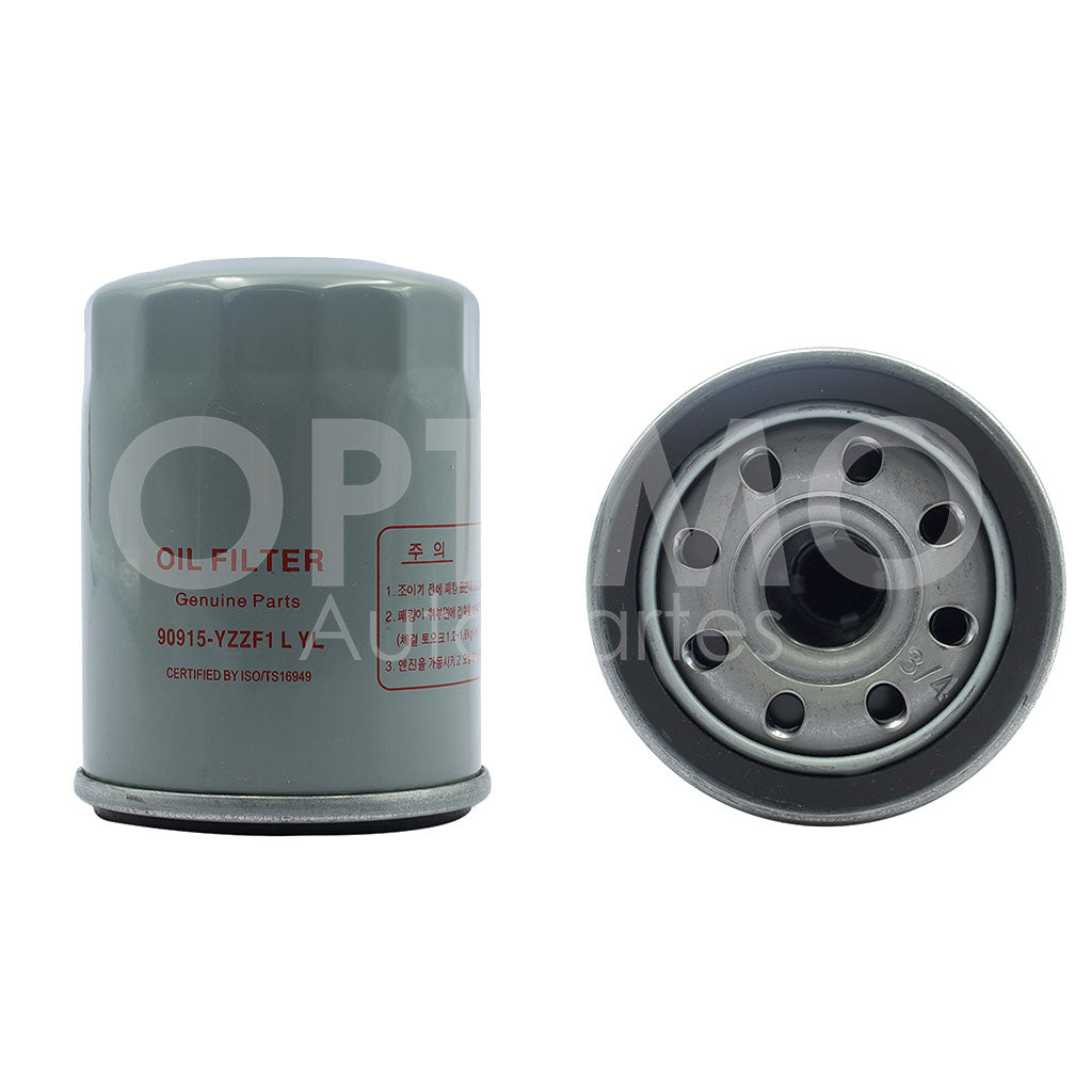 TOYOTA RAV-4 2.4L 2012 2013 2014 2015 2016 2017 2018 FILTRO DE ACEITE C/ (AVANZA 07-11/CAMRY 02-11/MATRIX 03-08/SWIFT 12-24/SX-4 06-14)