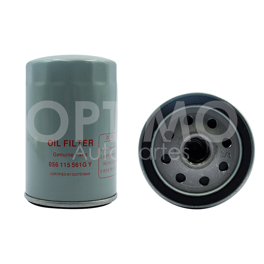 VOLKSWAGEN JETTA/GOLF A4/CLASICO 1.8L/2.0L 1995 1996 1997 FILTRO DE ACEITE C/ 2VAL POINTER/JT-GF A2-A3/JT A6 2.0L/POLO/LUPO/BEETLE/DERBY/SHARAN/COMBI/SEDAN/IBIZA