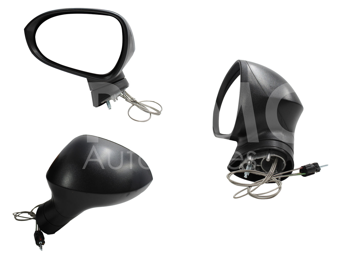 SEAT IBIZA 2010 2011 2012 2013 2014 2015 2016 2017 ESPEJO IZQ MANUAL NEGRO POROSO C/CONTROL