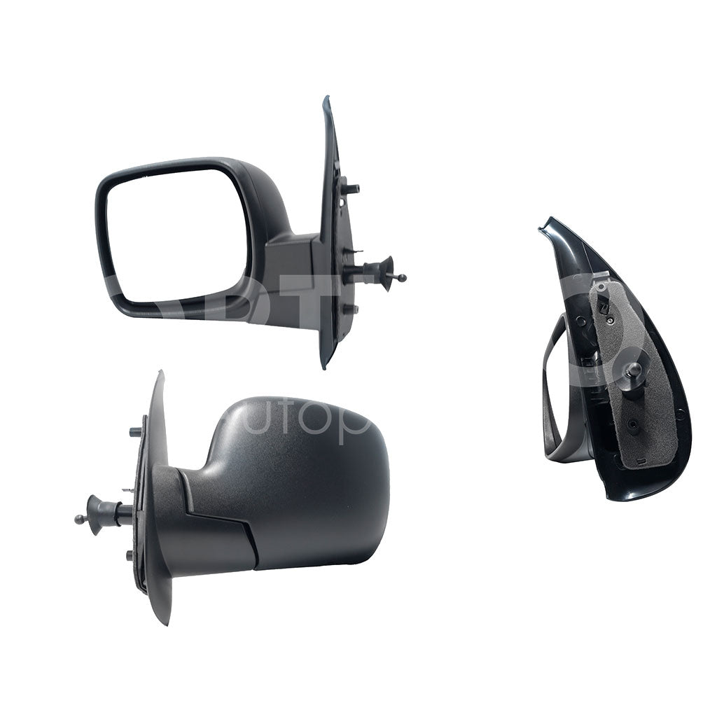 RENAULT KANGOO 2012 2013 2014 2015 ESPEJO IZQ MANUAL NEGRO POROSO C/CONTROL