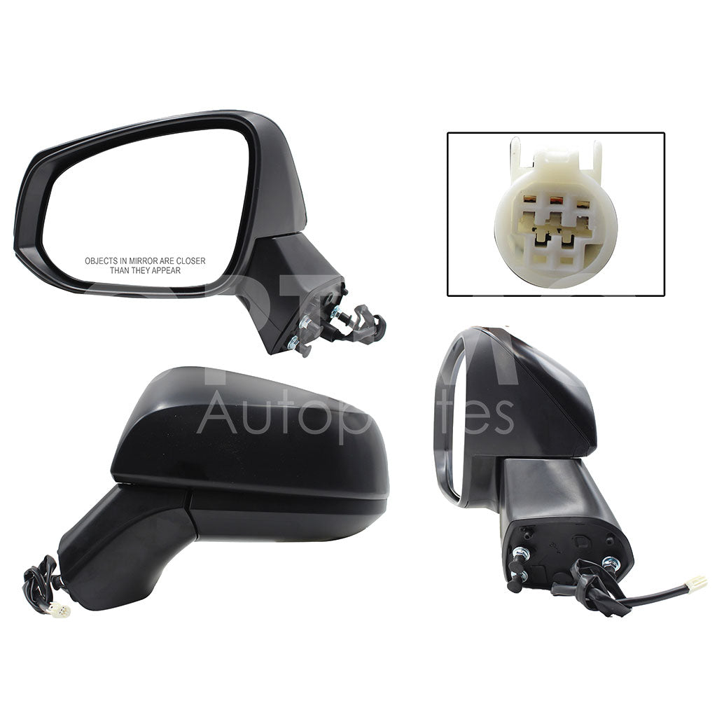 TOYOTA RAV-4 2019 2020 2021 2022 2023 2024 ESPEJO IZQ ELECT NEGRO POROSO (3PINES) (VERSION LX)