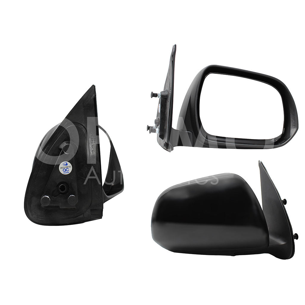 TOYOTA HILUX 2012 2013 2014 2015 ESPEJO DER MANUAL NEGRO P/PINTAR