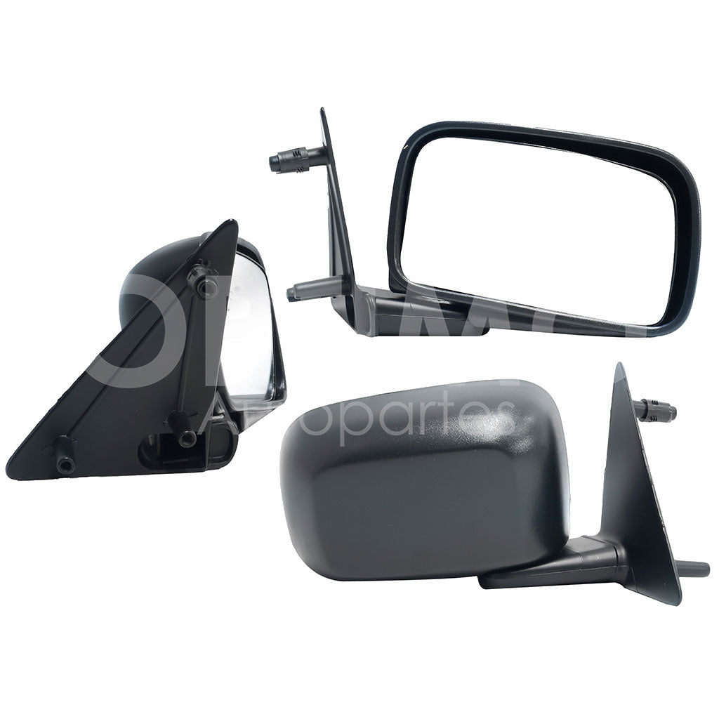 VOLKSWAGEN JETTA/GOLF A2 1987 1988 1989 1990 1991 1992 ESPEJO DER MANUAL NEGRO POROSO S/CONTROL