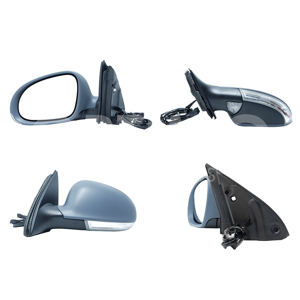 VOLKSWAGEN BORA 2006 2007 2008 2009 2010 ESPEJO IZQ ELECT GRIS P/PINTAR C/LUZ DIRECCIONAL Y PISO C/DESEMPAÑANTE (7PINES) (BORA GLI)