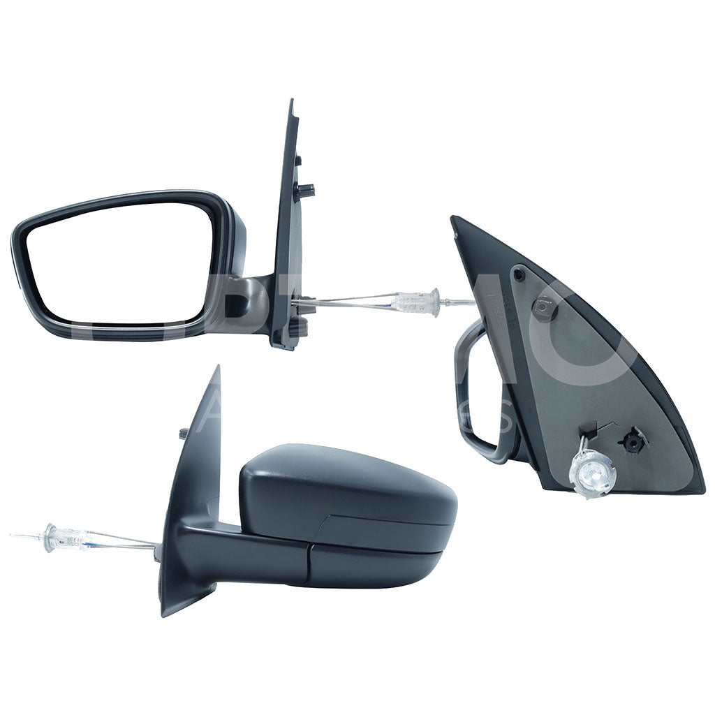 VOLKSWAGEN GOL 2008 2009 2010 2011 2012 ESPEJO IZQ MANUAL NEGRO POROSO C/CONTROL