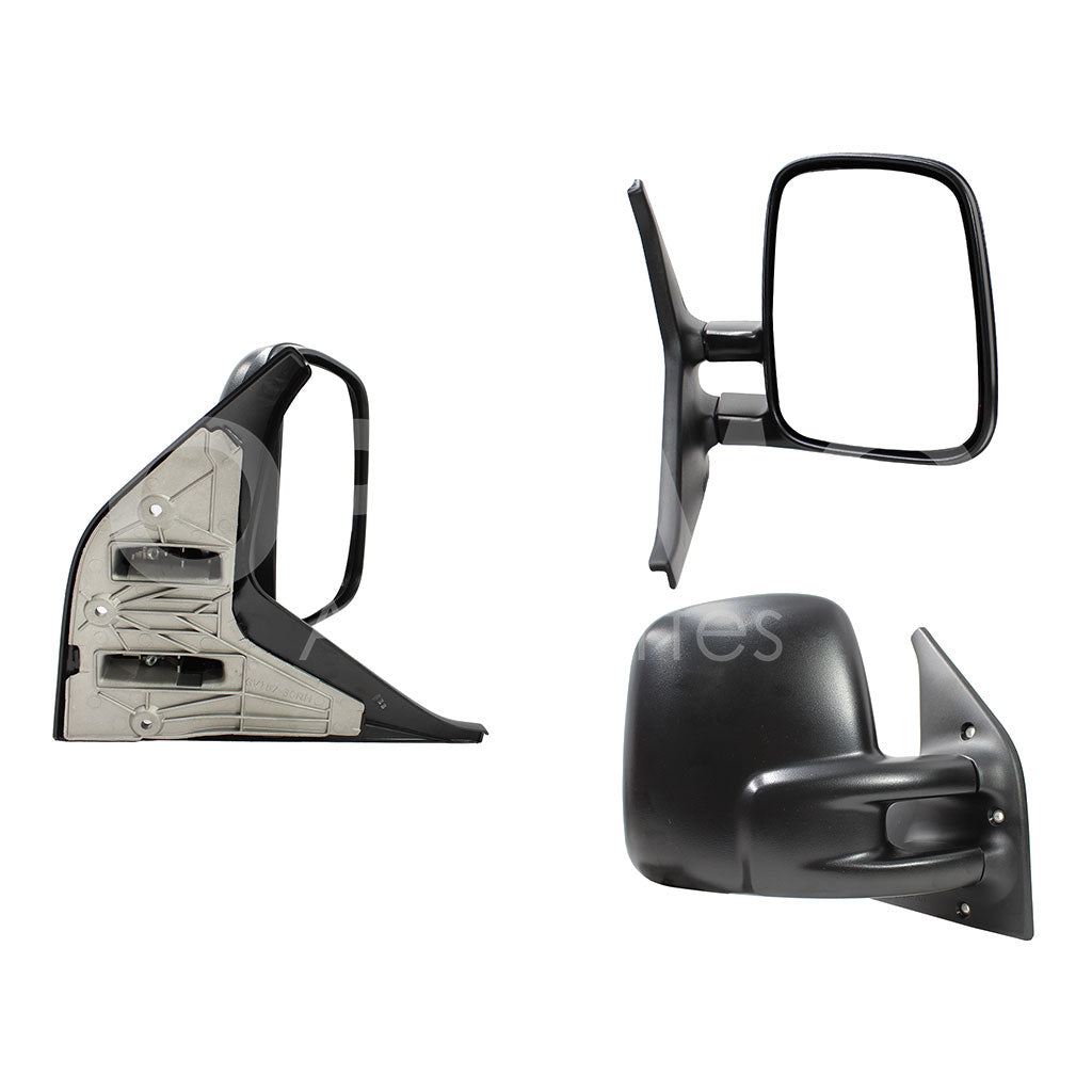 VOLKSWAGEN EUROVAN GASOLINA 2001 2002 2003 2004 ESPEJO DER MANUAL NEGRO POROSO (BASE INT METALICA)