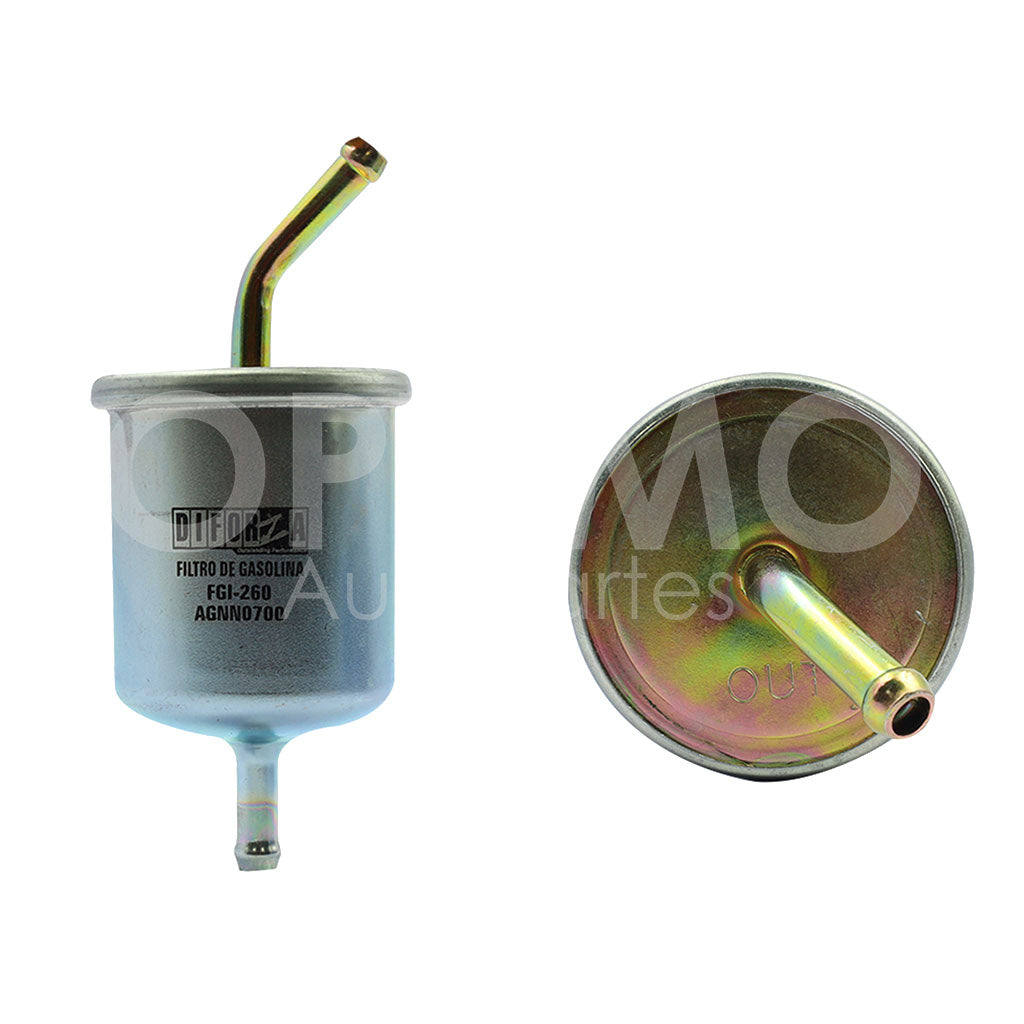 NISSAN NP-300 (D-22) 2WD 2.4L GASOLINA 1998 1999 2000 2001 2002 2003 2004 FILTRO DE GASOLINA C/ METAL