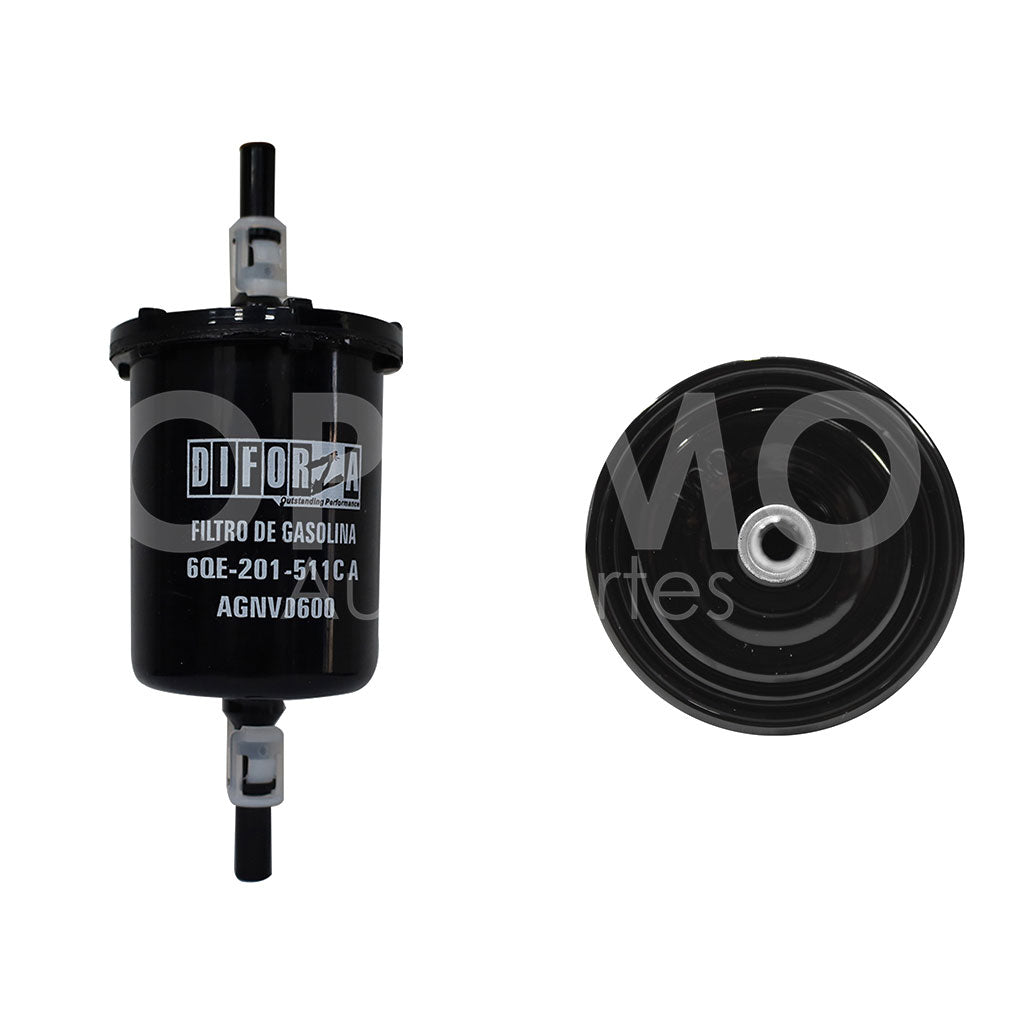 VOLKSWAGEN GOL 1.6L 2004 2005 2006 2007 2008 2009 2010 2011 2012 FILTRO DE GAS PLASTICO (SAVEIRO/PLATINA/APRIO/CLIO/KANGOO/PARTNER/PG-206/PG-207)