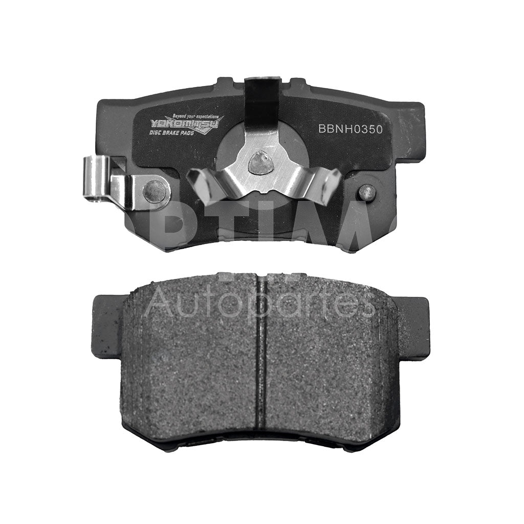 HONDA CR-V 2WD 2.4L 2003 2004 2005 2006 2007 BALATAS TRAS DISCO SEMIMETÁLICA C/ (ACURA RDX 3.5L 13-17)