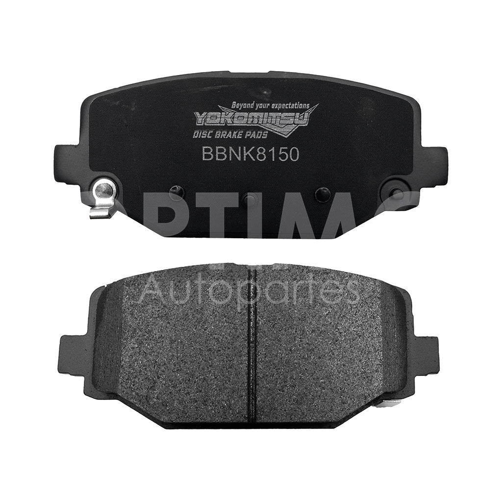 CHRYSLER / DODGE JOURNEY 2.4L/3.5L/3.6L 2006 2007 2008 2009 2010 2011 BALATAS TRAS DISCO SEMIMETÁLICA C/ (TOWN & COUNTRY/GRAND CARAVAN 3.6L 11-19)