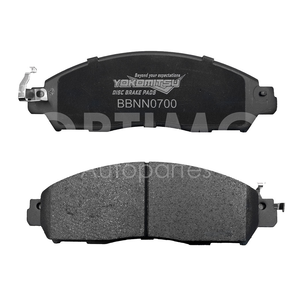 NISSAN NP-300 FRONTIER (D-23) 2/4WD 2.5L 2017 2018 2019 2020 BALATAS DEL SEMIMETÁLICA C/ (SENCILLA/DOBLE CABINA)