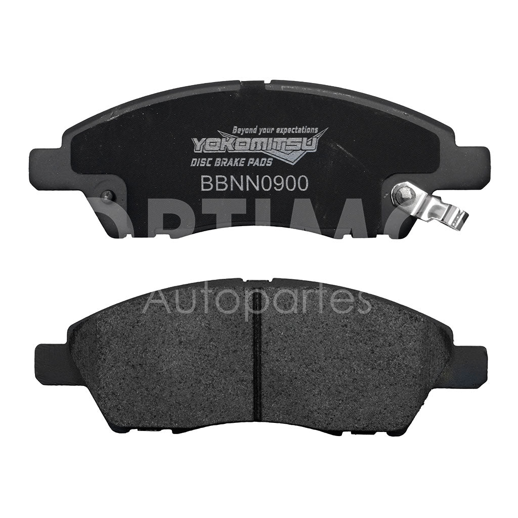 NISSAN VERSA 1.6L 2007 2008 2009 2010 2011 BALATAS DEL SEMIMETÁLICA C/ (V-DRIVE 20-25/MARCH 11-25/NOTE 14-19/TY YARIS 23-26)